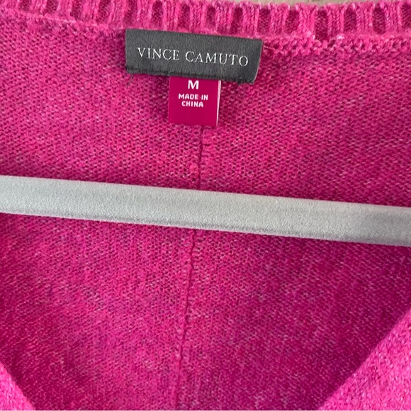 NWT Vince Camuto Paradox Women Pink Long Sleeve Light Wt Sweater size medium - Picture 8 of 14
